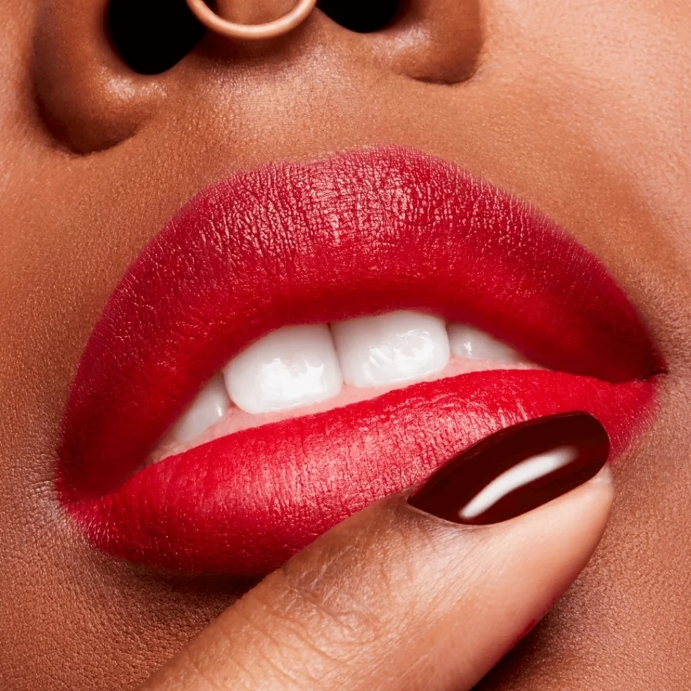 Mac Cosmetics Powder Kiss Velvet Blur Slim Stick Lipstick | Ruby New | Brand New